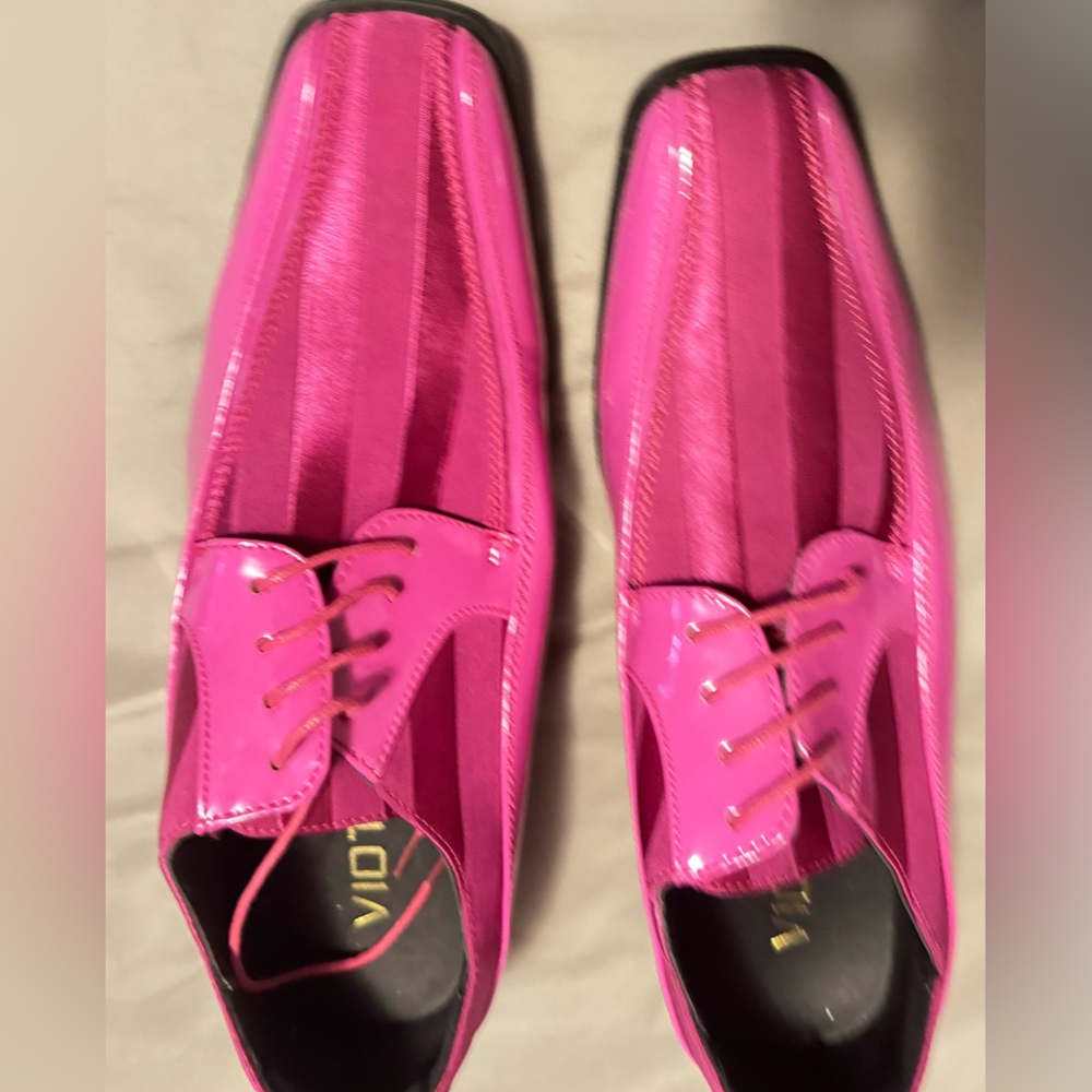 Violet Voss Men's Pink Dress Shoes